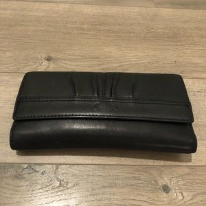 Large black Coach wallet